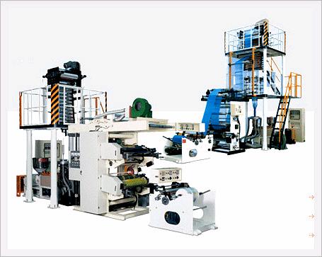 HDPE Blown Film Extrusion Line with Printi... Made in Korea